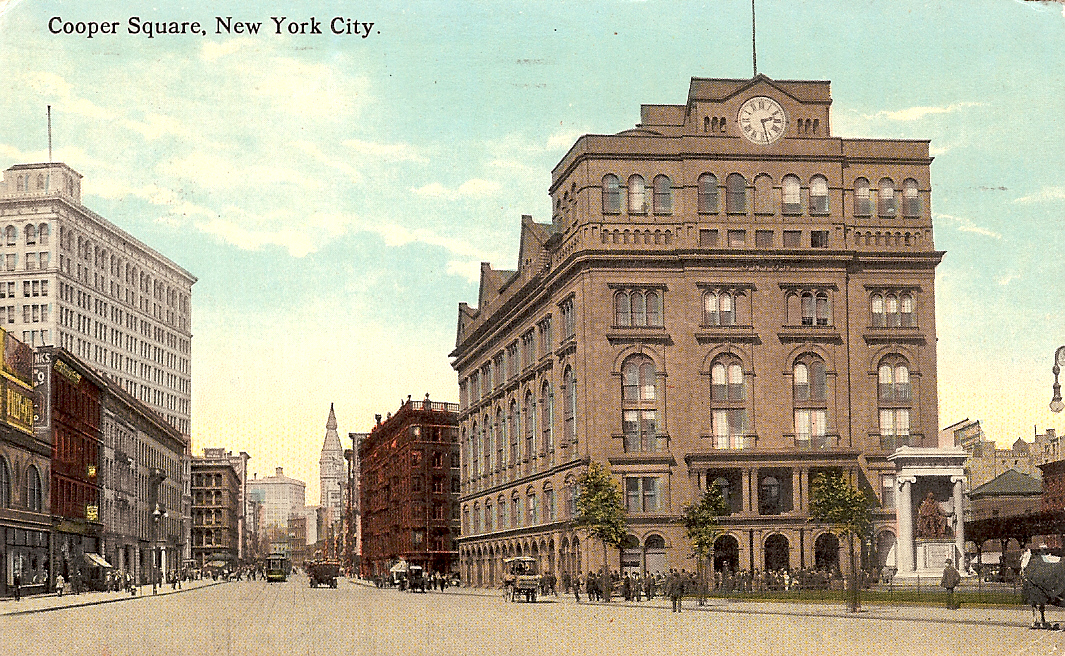 An early 20th-century postcard of Cooper Union. (via RollingRck/Flickr)